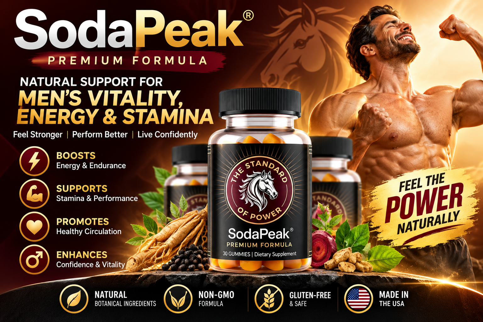 SodaPeak Review – Men's Wellness Supplement